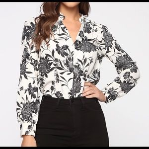 Fashion Nova Flower Power Top